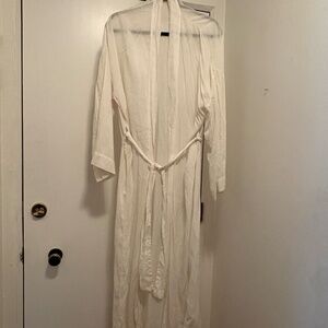 Long white robe
